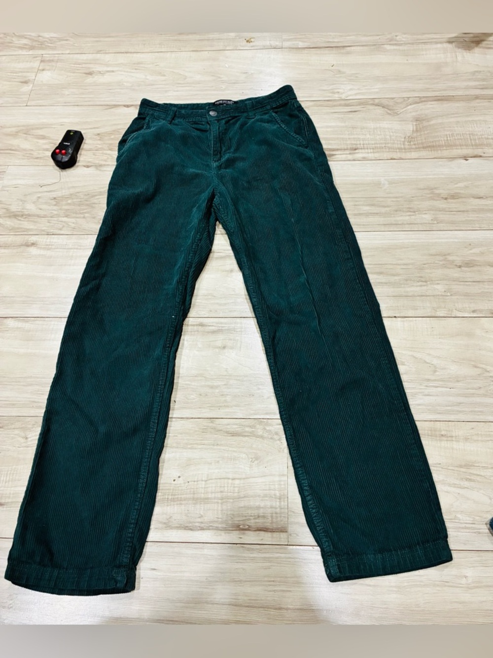 Cotton On Men's Teal Corduroy Straight-Leg Pants